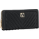 Victoria's Secret v-quilted the zip around wallet leather $44 black