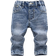 Shein Baby Boys Mid Wash Stretch Denim Jeans Blue