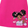 Shein Toddler Girls' Fashionable And Cute Short Sleeve T-Shirt Dress With Bowknot And Little Girl Print