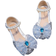 Shein Fashionable & Cute Kids' Flat Shoes With Rhinestones For Girls