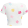 Shein Tween Girls Casual Minimalist Round Neck Floral Print Cap Sleeve TShirt