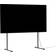 Pedestal Tube TV Floor Stand Black