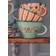 Rice Keramisk Tekop Str 7.5 x 10.5 Kopper Med Hank Tekop 15cl