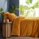 Dunelm Elisa Floral Amber Gold Duvet Cover Yellow (200x200cm)