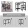 Home Discount Vida Roslyn 2 Bar Of 2 Dining Set 50x100cm 3pcs