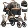 Balconera 3-In-1 Foldable Pet Stroller 101cm H x 59cm W x 80cm D 59x101cm