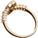 Shein 1pc Symmetrical Heart Shaped Copper Ring With Cubic Zirconia