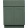 Reliabilt Monroe 27-in W x 34.5-in H x 24-in D Basil Green 1-Drawer Base LS-SB-B27B