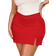 Shein Womens Solid Color Pleated Side Slit Hem Casual Skirt Summer Clothes