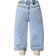 Shein Heart Embroidery Casual Jeans - Baby Girls'