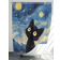 Shein pc Lovely Black Cat In Moonlight Shower