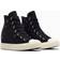 Converse Womens Chuck Taylor All Star Classic Wedge Mended Embellishment Platform Sneaker Total Eclipse BLACK