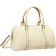 Tory Burch T Monogram Leather Petite Barrel Bag - Light Cream