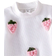 Shein Sweet Waffle Texture Strawberry Top - Flared Pants