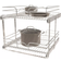 Rev-A-Shelf 5WB2-2122CR-1 21x22in 2-Tier Wire Pullout Cabinet Drawer Basket