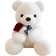 Shein 1pc Cute Stuffed Bear Toy With Rose For Valentine'S Day Gift Or Confession, Teddy Bear Doll In Simple Design