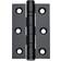 Wickes Matt Black Ball Bearing Hinge 76mm Pack of 3 3pcs 76x51mm