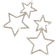 Shein Rhinestone Star Drop Earrings
