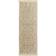 H&M Fringed Patterned Rug 70 x 200 cm Green, Beige 70x200cm