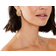 Accessorize Gold Ripple Teardrop Stud Earrings -