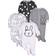 Gerber Baby Sleep 'n Play Footed Pajamas 4-pack - Bunny Smiley