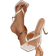 Shein Women's High-Heel Sandals, Comfortable Flip-Flops, Wide-Fit, White-Colored High-Heels, Monochromatic Slippers, Suitable For Various Occasions Includin