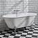 Bath Deluxe Tassbadkar Rønne Badkar Med Lejonfötter Vit Högblank