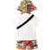 Shein Stücke Baby Jungen Freizeit Outfit mit Kurzarm Top, Shorts, Rucksack und Hut im Druckdesign von Spielmaschinen für den Sommer