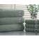 Lexington Herringbone Handduk 70x130 Grön Badlakan Grön (130x70cm)