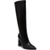 Wild Pair Islah Block Heel Knee High Boots - Black