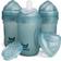 Herobility Nappflaskor I Glas 220 Ml Värmeindikerande Med Silikonhölje 3-pack