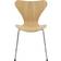 Fritz Hansen Serie 7 3107 Stol Lacquered Oak Chrome Køkkenstol 85cm
