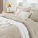 CozyLux Queen Bed In A Bag 7-Pieces Comforter Sets With Queen Bed Linen Beige (259.1x228.6cm)