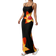 Shein Elegant Floral Print Long Strap Dress - Women's