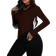 Shein Solid Color Stand Collar Irregular Hem Long Sleeve TShirt