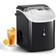 R.W.FLAME 33 Lb. Daily Production Nugget Clear Ice Portable Ice Maker, Countertop Ice Maker Machine w/ Self-Cleaning Function in Black s- Black