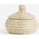 H&M Small Lidded Storage - Beige Basket 19.5cm 19.5cm