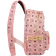 MCM Stark Side Studs Backpack In Visetos SOFT PINK (SML)