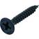 Wickes Fine Thread Black Phosphated Plasterboard Screws 25mm 200pcs