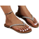 Shein Women Comfortable Rhinestone Decor Toe Post Flat Sandals, Glamorous Summer Faux Suede Thong Sandals