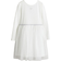 H&M Jersey Dress with Tulle Skirt - White