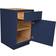 Reliabilt Creston 24-in W x 34.5-in H x 24-in D Navy Blue 1-Drawer Base LS-SN-B24R