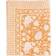Chamois Duk Indian Rose Orange Bordduk Oransje (230x150cm)