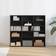 vidaXL CD-Reol 100,5 x 23 x 89,5 cm Konstrueret Træ Sort-Eg Bogreol 89.5cm