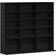 vidaXL CD-Reol 100,5 x 23 x 89,5 cm Konstrueret Træ Sort-Eg Bogreol 89.5cm
