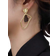 Shein 1pair Stylish Irregular Geometric Design Dangle Earrings With Resin Drop And Splice Colors, Four Seasons New Fashion Jewelry