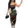 Shein SXY Elegant Sexy Fitted Maxi Marble Print Cami Dress Homecoming Dress,Summer Dresses For Women