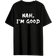 Shein Mens Printed Slogan Graphic Round Neck Short Sleeve TShirt