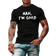 Shein Mens Printed Slogan Graphic Round Neck Short Sleeve TShirt