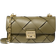 Michael Kors Tribeca Small Woven Leather Shoulder Bag - Safari Green